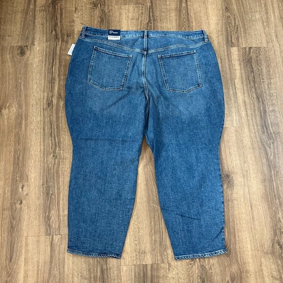 NEW Old Navy Curvy High-Waisted OG Straight Ankle Jeans Sz 28 - Picture 8 of 9